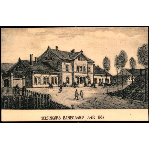 Helsing&oslash;r Banegaard Aar 1864 - Knud Nielsen u/n