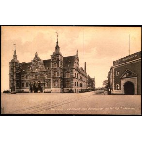 Helsingr - Havneparti med Banegaarden og Det Kgl. Toldkammer - Chr. Pedersen 636