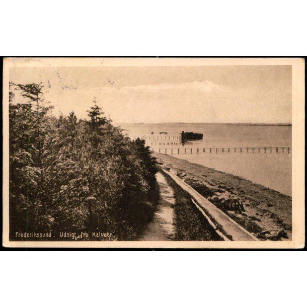 Frederikssund - Udsigt fra Kalv&oslash;en - K.V. Nielsen 36791