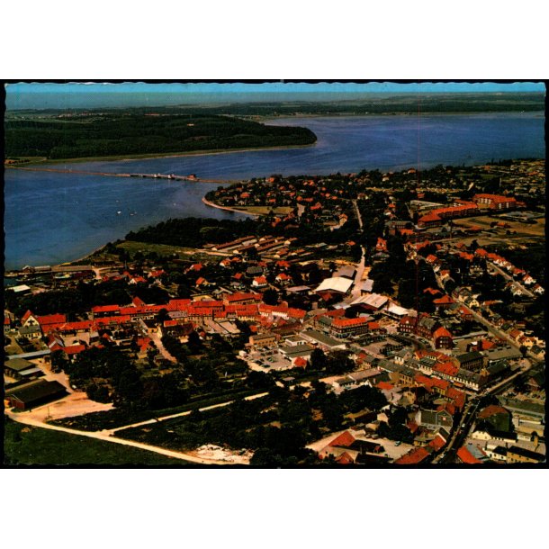Frederikssund - Luftfoto over Byen - Stender 149 109 013