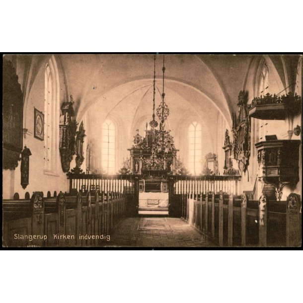 Slangerup Kirke Indvendig - Chr. M. Christensen 42931