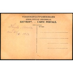Hegels Minde 25 - 4 - 1913 - Fotokort u/n