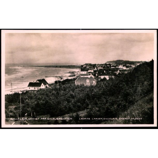 Gilleleje - Udsigt fra Gilbjergstien - Laurits Larsen 5014