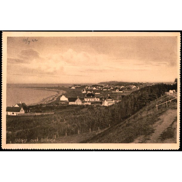 Udsigt over Gilleleje - Einer J&oslash;rgensen 40913