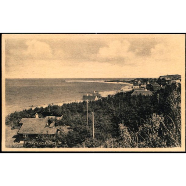 Udsigt ind over Gilleleje - Gilleleje Bogh. 1936