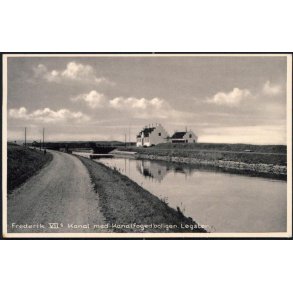 Frederik VIIs Kanal med Kanalfogedboligen - Løgstør -J. Kjeldsen 91630