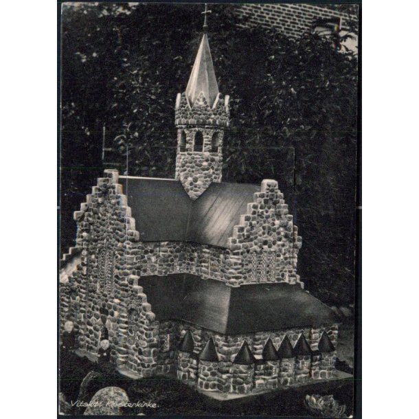 Vitsk&oslash;l Kloster Kirke med Billedmappe - u/n