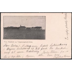 Vraa H&oslash;jskole og Valgmenigheds-Kirke - u/n