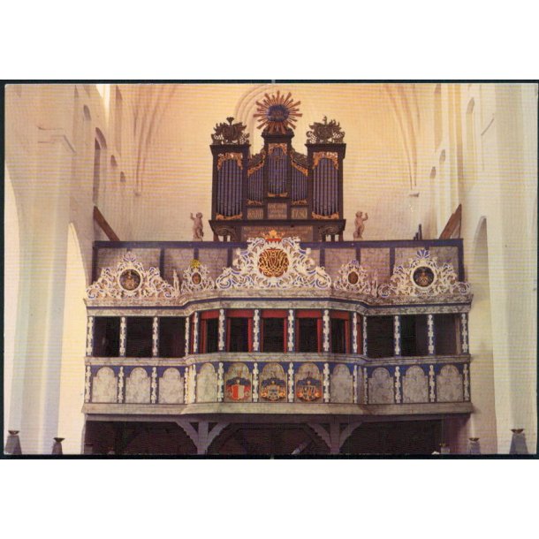 B&oslash;rglum Kloster - Herskabsstol og orgel i Klosterkirken - Wadmanns 80135