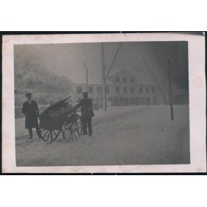 Hermed et Vinterbillede - Kan De kende ? (Posten) Fotokort Klippet!