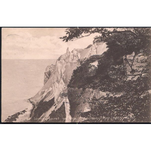 Sommerspiret set fra Freuchens Pynt - M&oslash;ens Klint - Carl Petersen 242