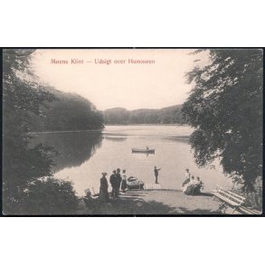 Møens Klint - Udsigt over Hunosøen - C. M. Nielsen u/n