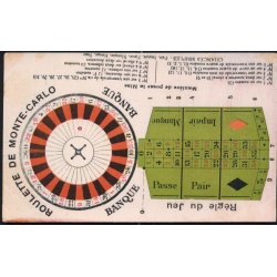 Roulette de Monte- Carlo u/n