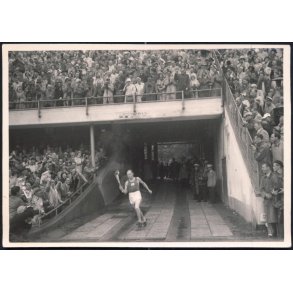 OL - Helsinki 1952 - Faklen løbes ind - Fotokort u/n