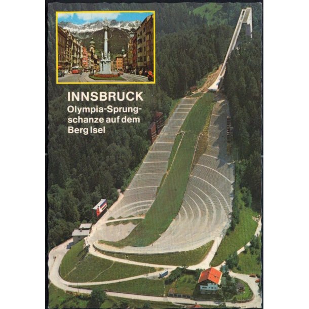 Innsbruck - Olympia - Sprungschanze auf dem Berg Isel - Alpine Luftbild 65934