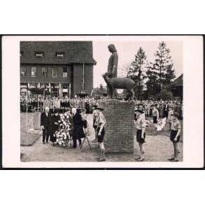 H.K.H. Prinses Wilhelmina og Spejdere 1955 - Holland - Fotokort 927