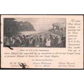 Hilsen fra K.F.U.M.s Hstmarked - u/n