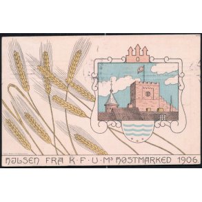 Hilsen fra K.F.U.M.s Hstmarked 1906 - u/n