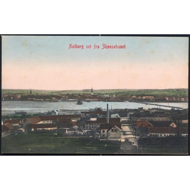 Aalborg set fra Skansehuset - W.K.F. 1301