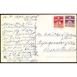 Skovvej i Hornb�k Plantage - Hornb�k Bogh. 58716