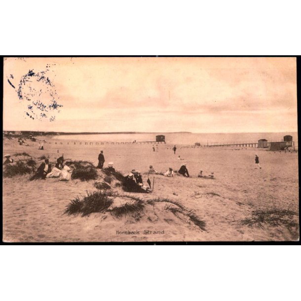 Hornb�k Strand - Med Hornb�ksangen p� Bagsiden - H. Mogensen 22375