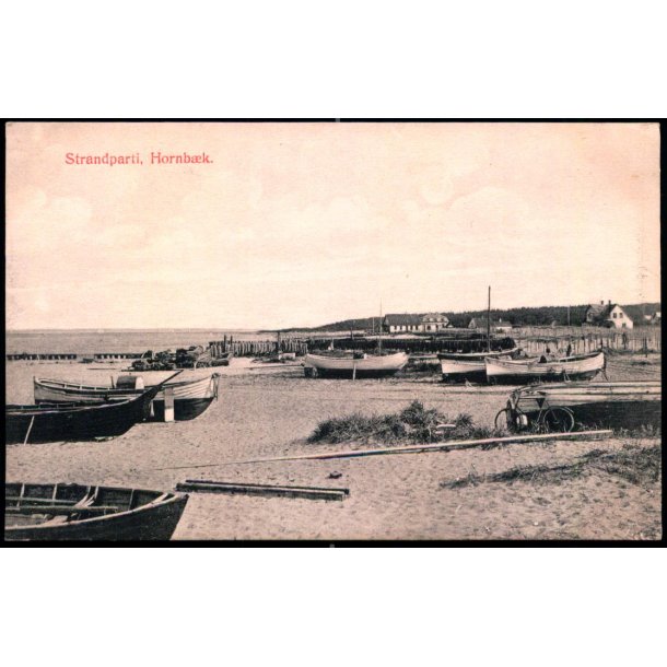 Strandparti - Hornb�k - G.M. 2151