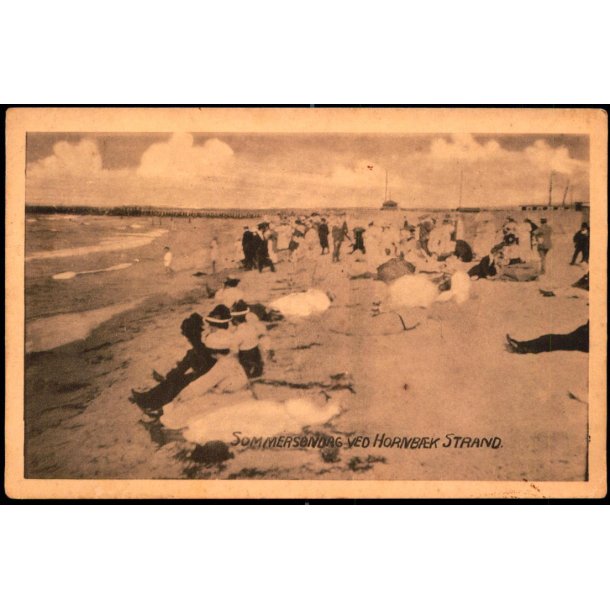 Sommersndag ved Hornbk Strand - J.M. 958