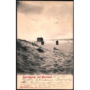 Solnedgang ved Hornb�k - Hahemanns Forlag 3287