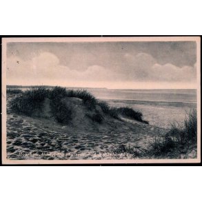 Hornb�k - Udsigt fra Klitterne mod Nakkehoved Fyr - Rudolf Olsen 4503