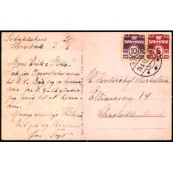 Hornb�k - Udsigt fra Klitterne mod Nakkehoved Fyr - Rudolf Olsen 4503