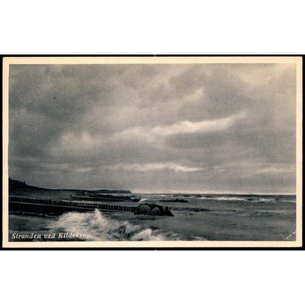 Stranden ved Kildekrog - Hornb�k Bogh. 14504