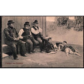Fiskere ved Stokken - J.M. 129