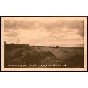 Aftenstemning ved Hornb�k - Udsigt mod Nakkehoved - V. T�rck 9582