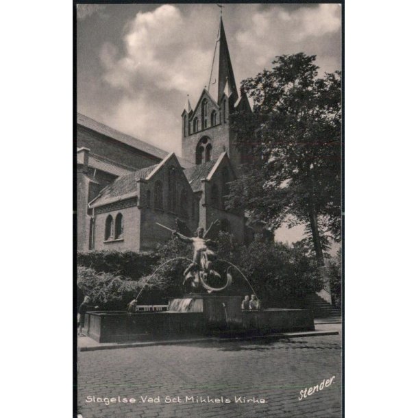 Slagelse - Ved St. Mikkels Kirke - Stender 290 K