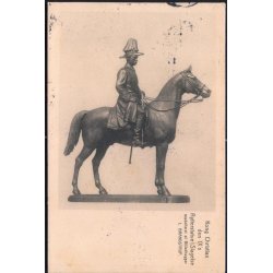 Kong Christian den IXs Rytterstatue i Slagelse - E. Lissner u/n