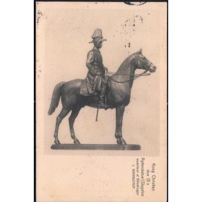 Kong Christian den IXs Rytterstatue i Slagelse - E. Lissner u/n