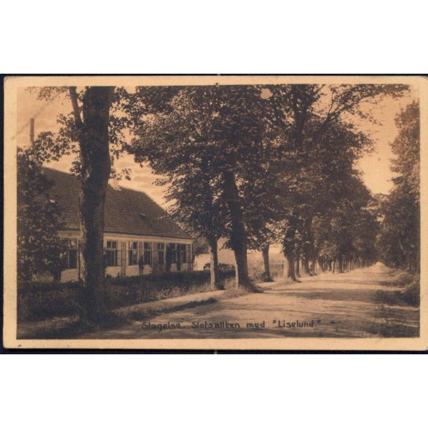 Slagelse - Slotsalleen med Liselund - Stender 27990