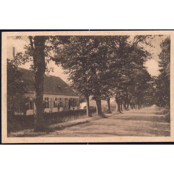 Slagelse - Slotsalleen med Liselund - Stender 27990