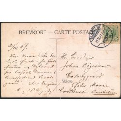 Lundforlund Pr&aelig;stegaard - Fotokort 21-12-1907