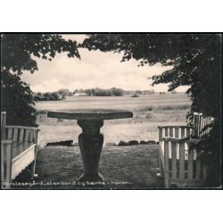 Tersl&oslash;segaard, stenbord og b&aelig;nke i Haven - Eneret 44 215/9