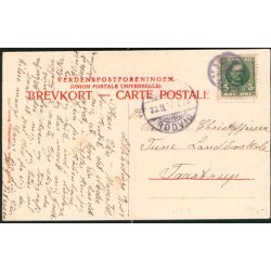 Lyderslev Gade med L&aelig;geboligen -Rudolf Thomsen 3645