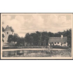 H&oslash;jerup gl. kirke med Mindehuset - Rudolf Olsen 7592