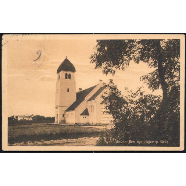 Stevns. Den nye H&oslash;jerup kirke - Stender 36640