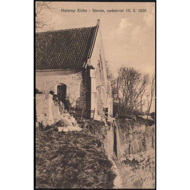 H&oslash;jerup Kirke - Stevns, nedstyrtet 16-3-1928 - Johs. Andersen b 5