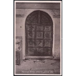 Højerup Kirke - Stevns, gamle Dør - J.P. Hansen g 16