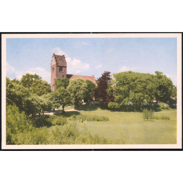 Vordingborg Kirke set fra Kirkeengen - Fr. Thunes Bogh. 8