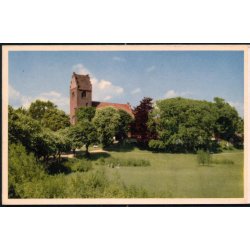 Vordingborg Kirke set fra Kirkeengen - Fr. Thunes Bogh. 8