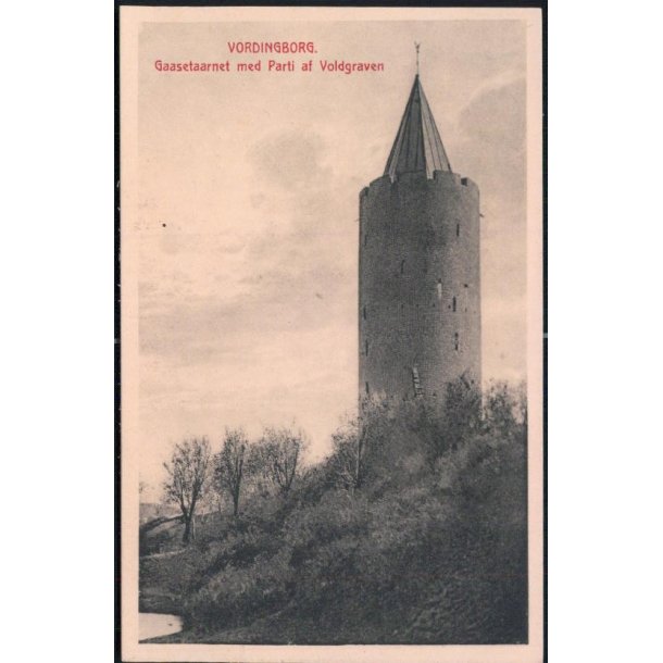 Vordingborg - Gaasetaarnet med Parti af Voldgraven - Willerups Bogh. 14272