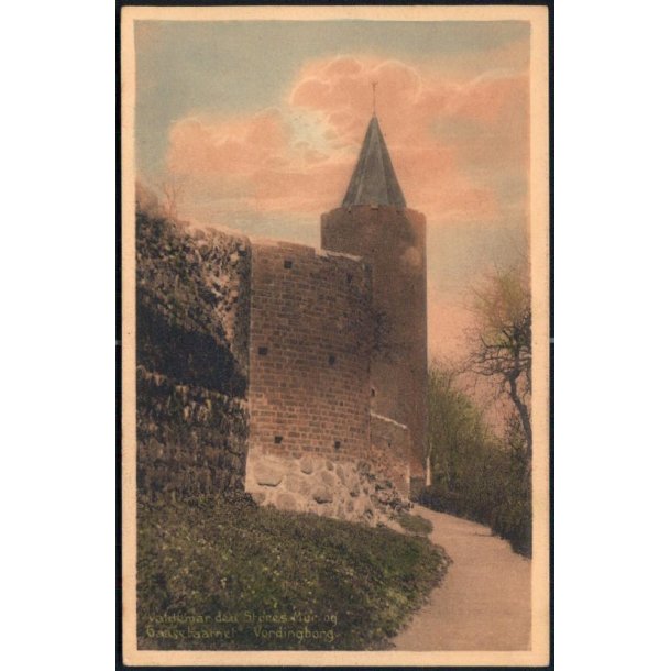 Valdemar den Stores Mur og Gaasetaarnet -Vordingborg - Willerups Bogh. 14273