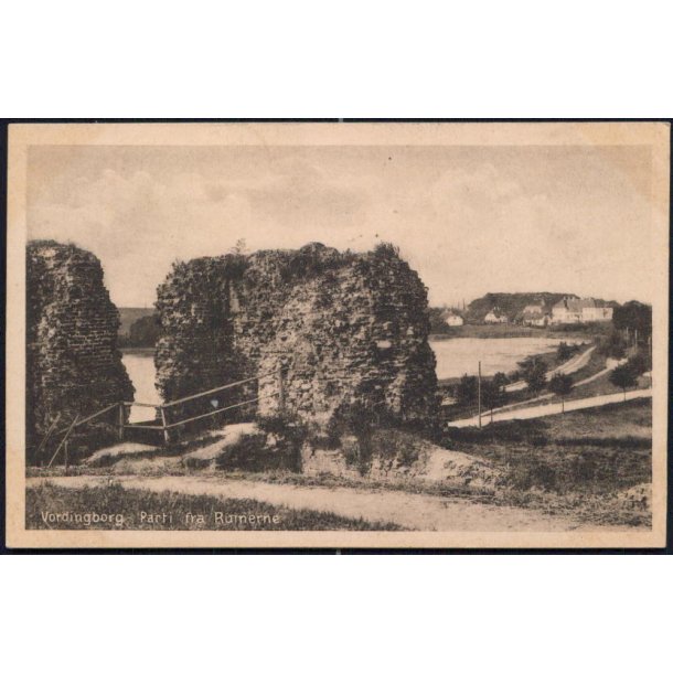 Vordingborg - Parti fra Ruinerne - Fr. Thunes Bogh. 33280